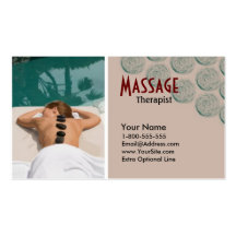 Carte de visite dirigé de Madame Massage Therapy