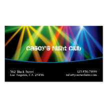 Carte de visite du club/DJ