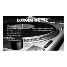 Carte de visite du DJ