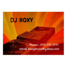 Carte de visite du DJ