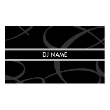Carte de visite du DJ