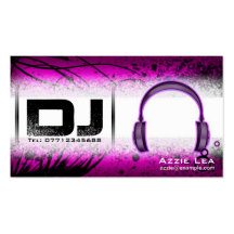 Carte de visite du DJ - personnalisable