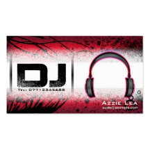 Carte de visite du DJ - personnalisable