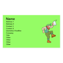 Carte de visite du jour de St Patrick
