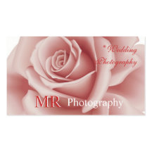 Carte de visite élégant de rose de rose