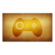Carte de visite empaqueté de manette d'archives
