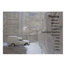 Carte de visite en plastique de voiture