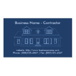 Carte de visite : Entrepreneur/construction