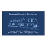 Carte de visite : Entrepreneur/construction