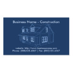 Carte de visite : Entrepreneur/construction