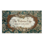 Carte de visite esthétique victorien de damassé
