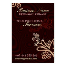 Carte de visite floral liquide super