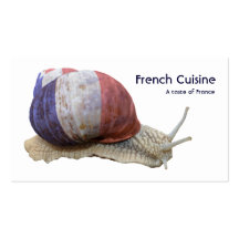 Carte de visite français d'épicerie