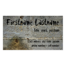 Carte de visite grunge