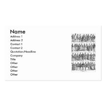 Carte de visite historique de costumes