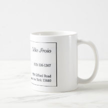Carte de visite I conçu Tasses