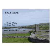 Carte de visite irlandais de paysage