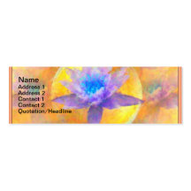 Carte de visite maigre de pouce Mystical2 3x1
