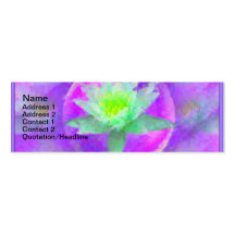 Carte de visite maigre de pouce Mystical3 3x1