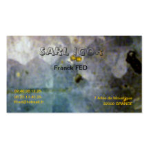 CARTE DE VISITE METAL GRIS