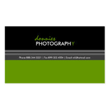 Carte de visite moderne de photographe