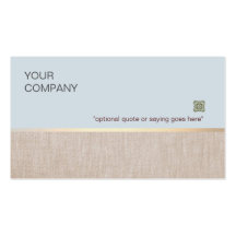 Carte de visite mou et naturel