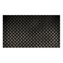 carte de visite noir de coutume de fibre de carbon