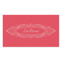 Carte de visite Old Pink