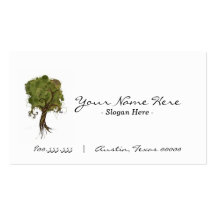 Carte de visite "par arbre"
