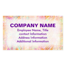 Carte de visite personnalisable - juste plein coul