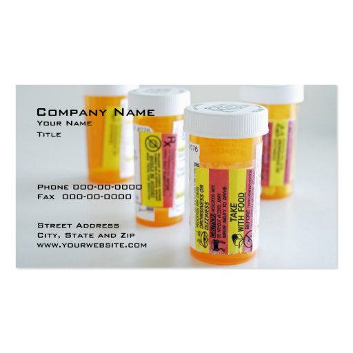 Carte de visite pharmaceutique