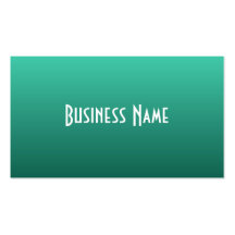 Carte de visite professionnel de vert de jade
