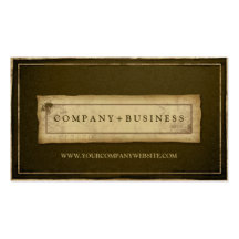 Carte de visite professionnel grunge vintage de co