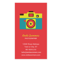 Carte de visite professionnelle de visite de photo