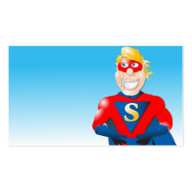 Carte de visite professionnelle de visite de super