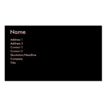 Carte de visite rose