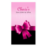 Carte de visite rose d'arc