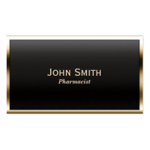 Carte de visite royal de pharmacien de frontière d