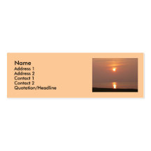 Carte de visite Sunset2