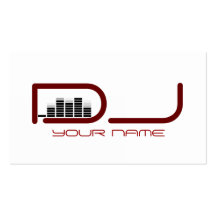 Carte de visite unique du DJ