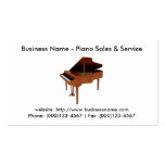 Carte de visite : Ventes et service de piano