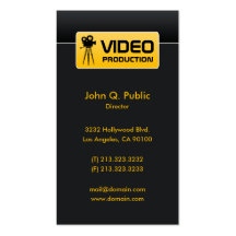 Carte de visite visuel noir d'entreprise élégant m