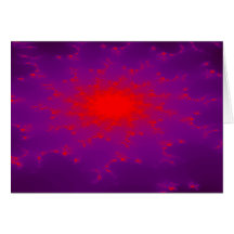 Carte de voeux brûlante de galaxie
