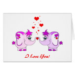 Carte de voeux chanceuse de Saint-Valentin d'auric cartes