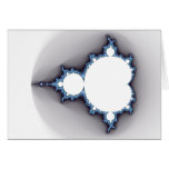 carte de voeux chic de fractale de geek Mandelbrot