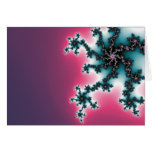carte de voeux chic de fractale de geek Mandelzoom