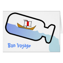 Carte de voeux d'adieu