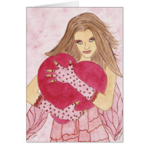 Carte de voeux d'amour
