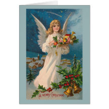 Carte de voeux "d'ange de Noël"