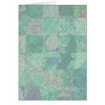 Carte de voeux d'arrière - plan de patchwork